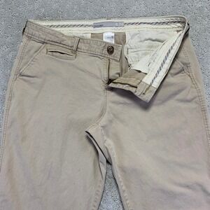 Old Navy Womens Pants Size 12 Regular Khaki Casual Chino 32x30 Actual Y2k
